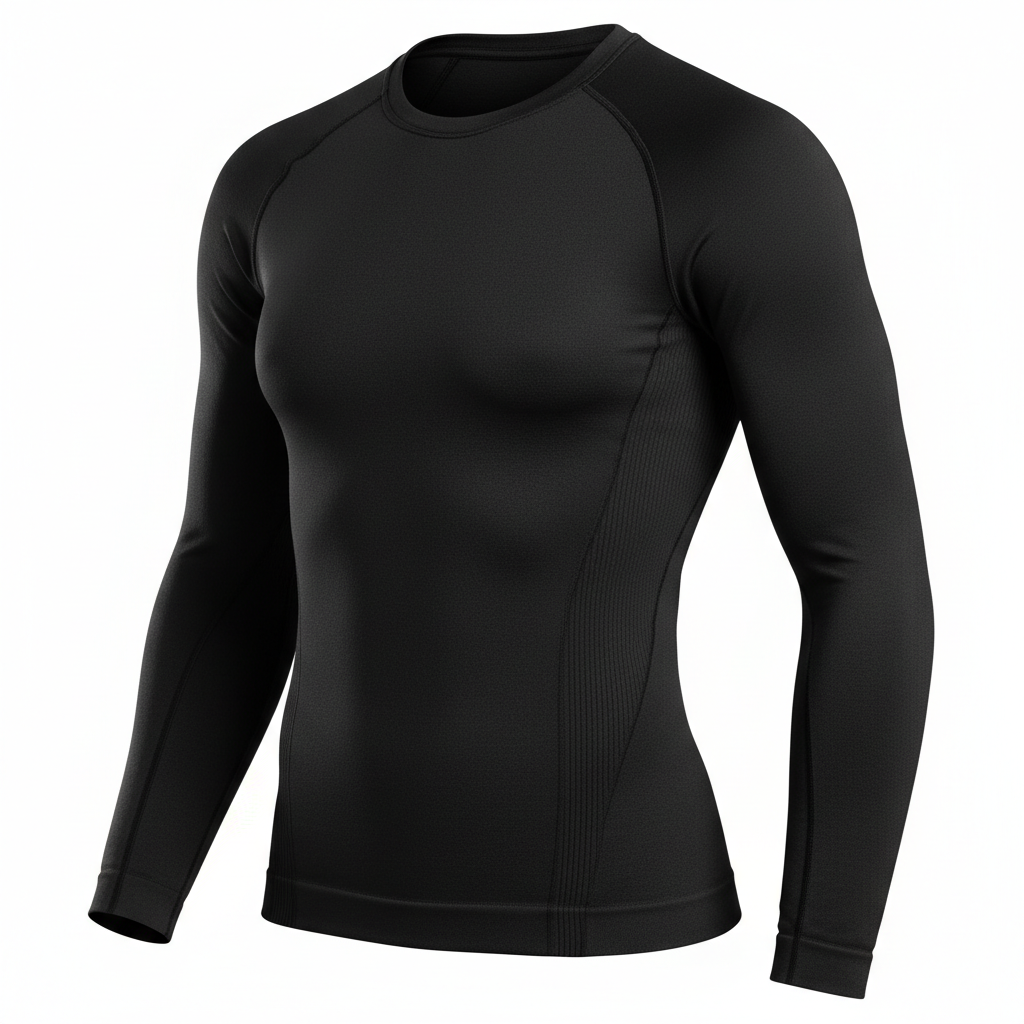 3D Print Thumbhole Long Sleeve Sports Top