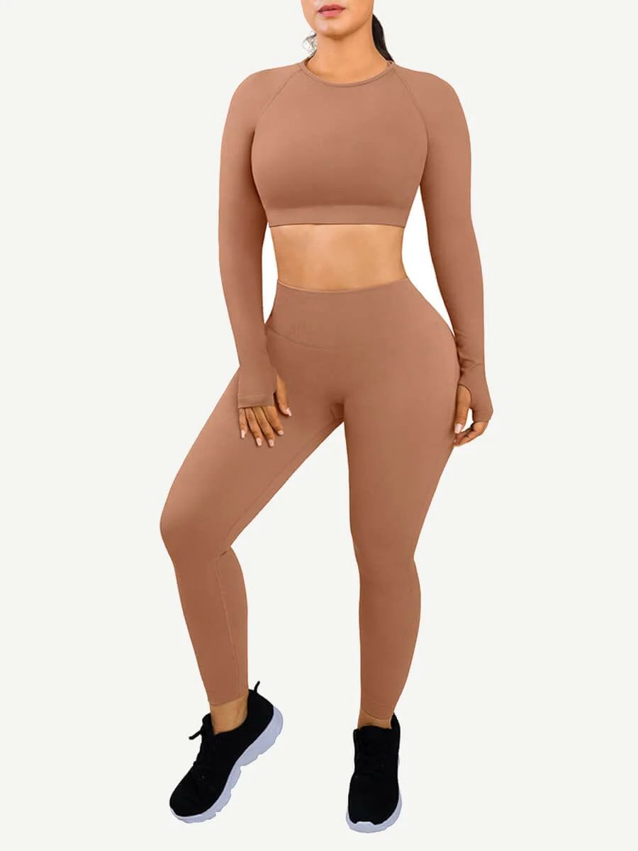 3D Print Thumbhole Long Sleeve Sports Top