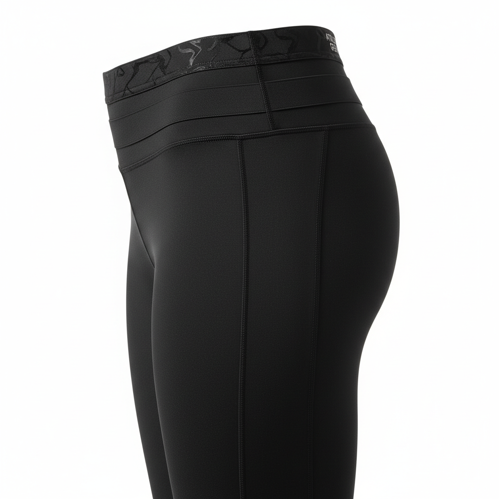 Double-Waistband Shaping Yoga Leggings