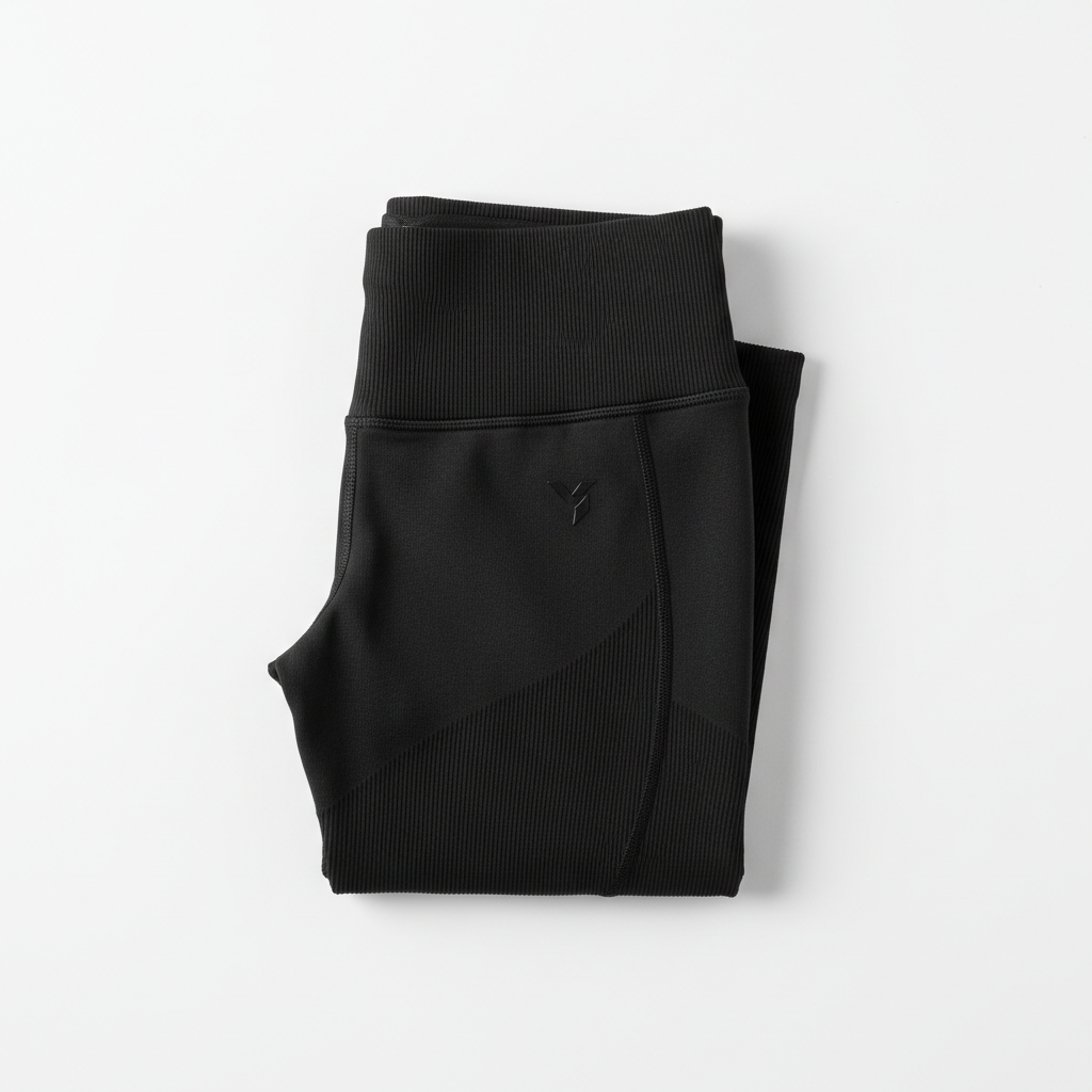 Double-Waistband Shaping Yoga Leggings