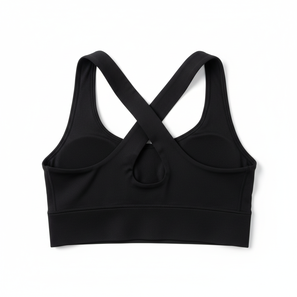 Seamless Bust Support Racerback Sports Bra